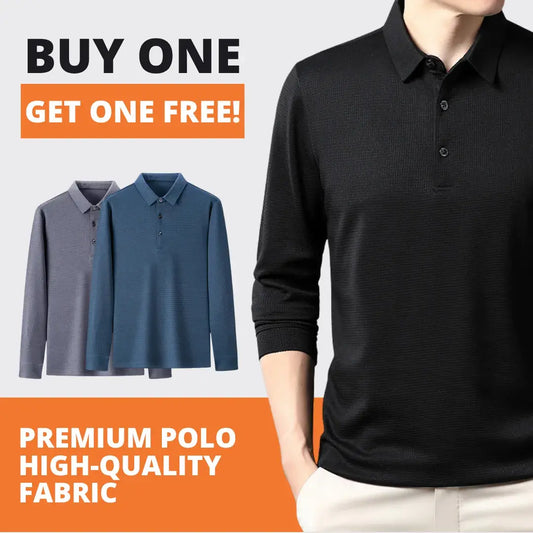 Long-sleeve Polo Shirt - Summer Line (2-Pack)