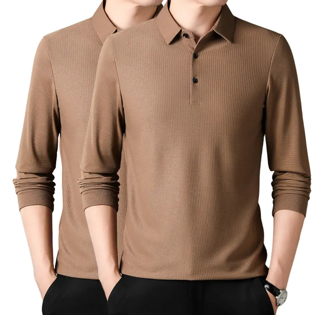 Long-sleeve Polo Shirt - Summer Line (2-Pack)