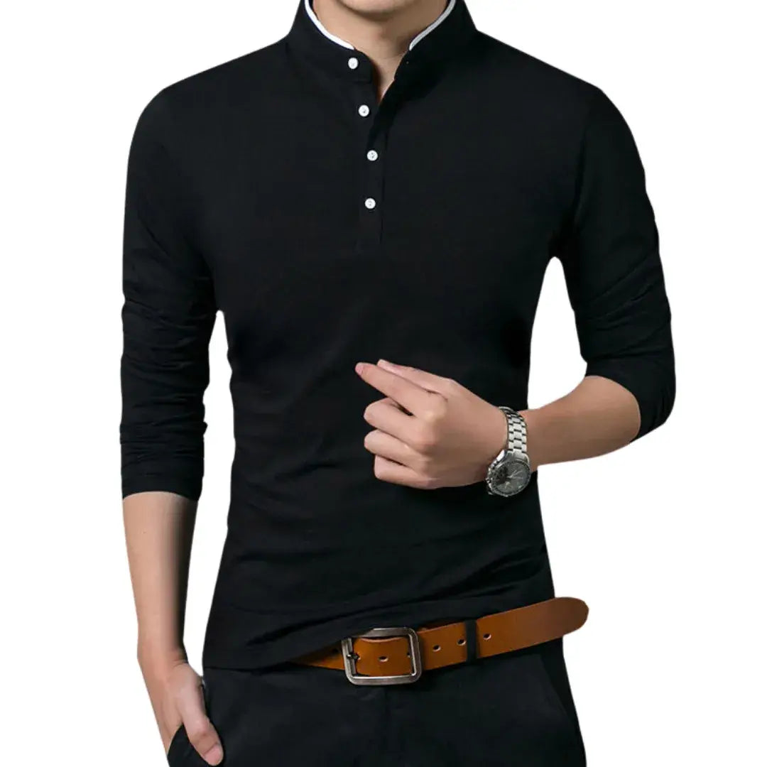 Long-sleeve Polo Shirt - Smart Breathe