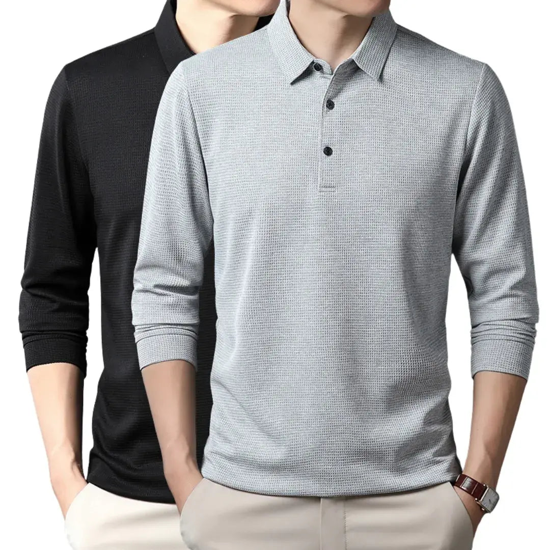 Long-sleeve Polo Shirt - Summer Line (2-Pack)