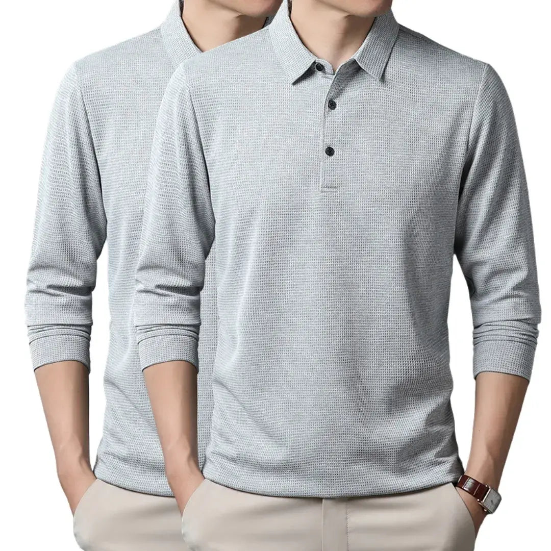 Long-sleeve Polo Shirt - Summer Line (2-Pack)