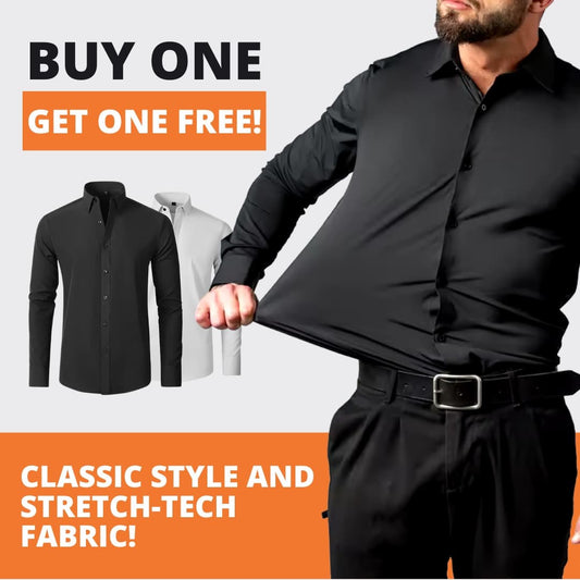 [BUY 1, GET 1 FREE] - Dress Shirt FlexTech