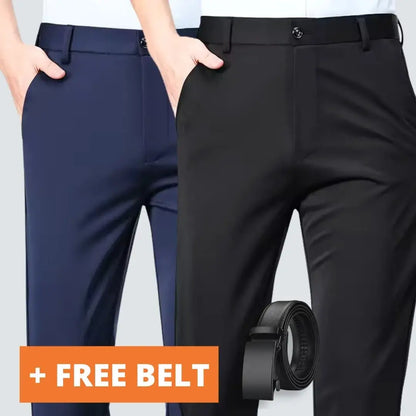 [BUY 1, GET 1 FREE + FREE BELT] - Dress Trousers FlexTech