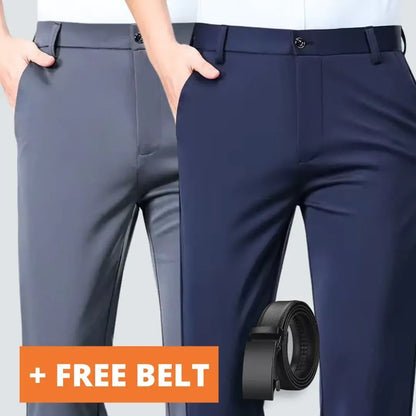 [BUY 1, GET 1 FREE + FREE BELT] - Dress Trousers FlexTech