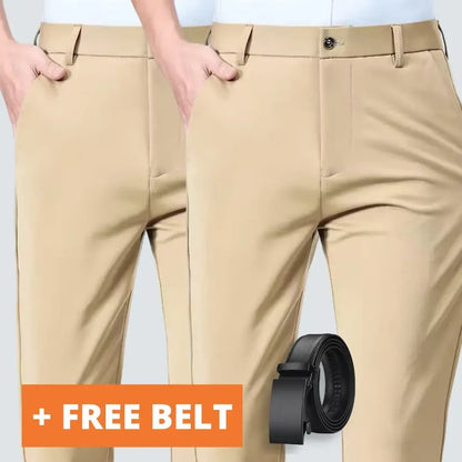[BUY 1, GET 1 FREE + FREE BELT] - Dress Trousers FlexTech