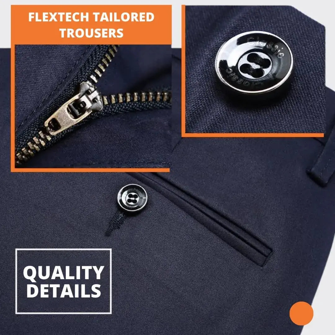 [BUY 1, GET 1 FREE + FREE BELT] - Dress Trousers FlexTech