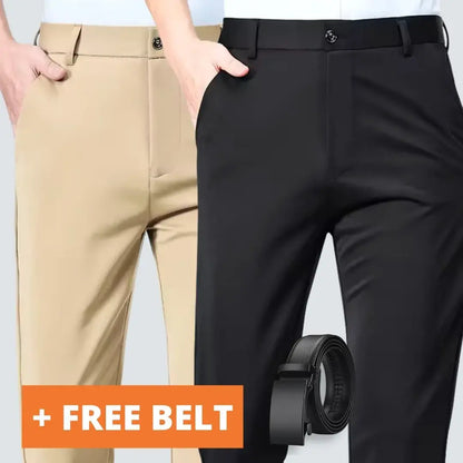 [BUY 1, GET 1 FREE + FREE BELT] - Dress Trousers FlexTech
